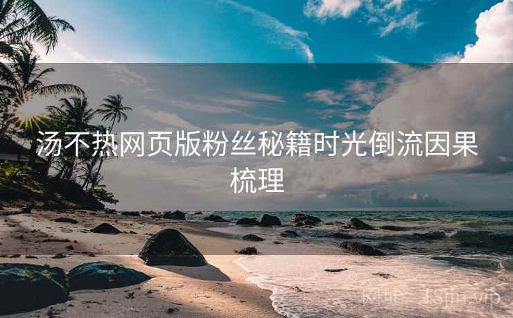 汤不热网页版粉丝秘籍时光倒流因果梳理